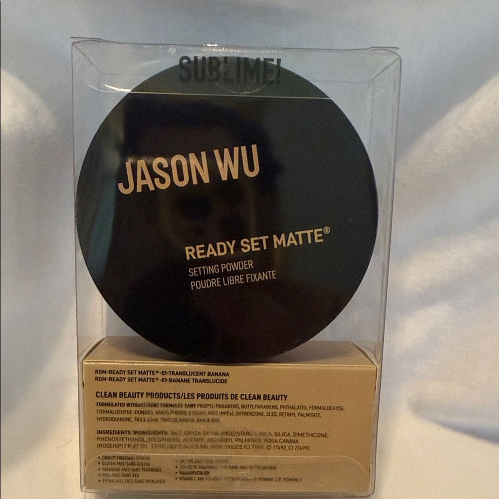 Jason Wu Ready Set Matte Setting Powder in Black and Tan